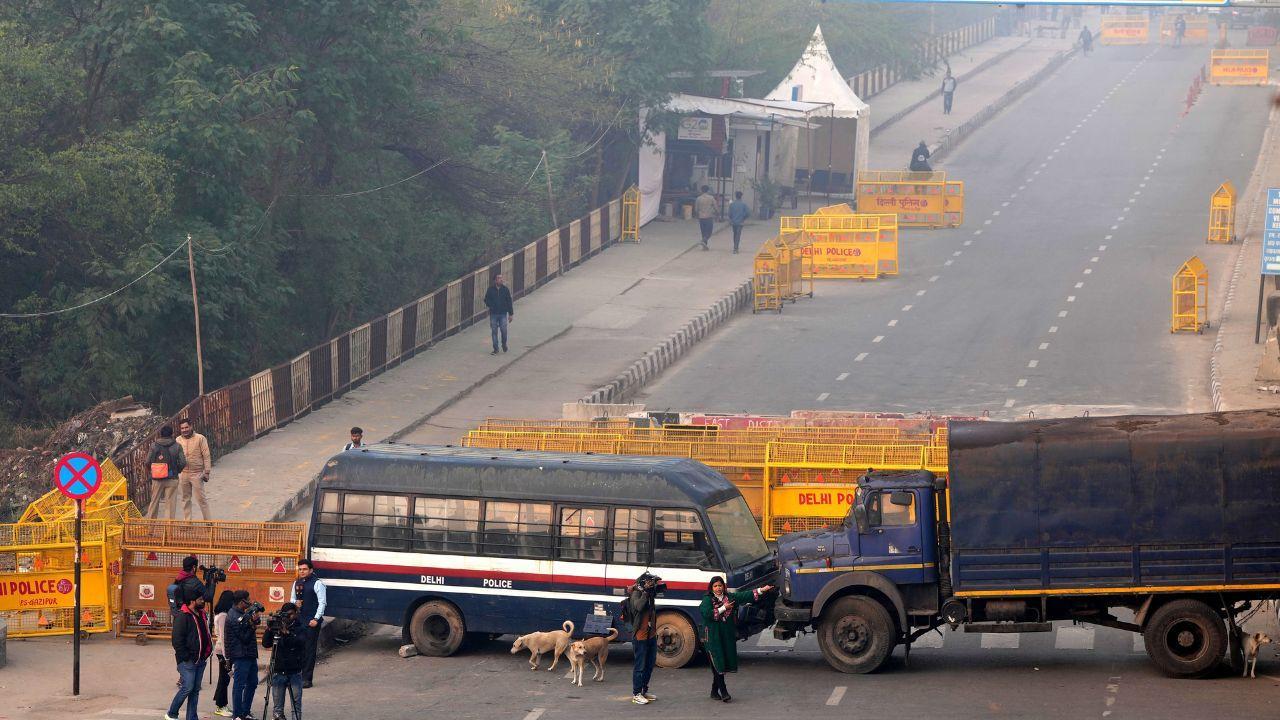 IN PHOTOS: Section 144 imposed on Delhi-UP borders ahead of farmers' march