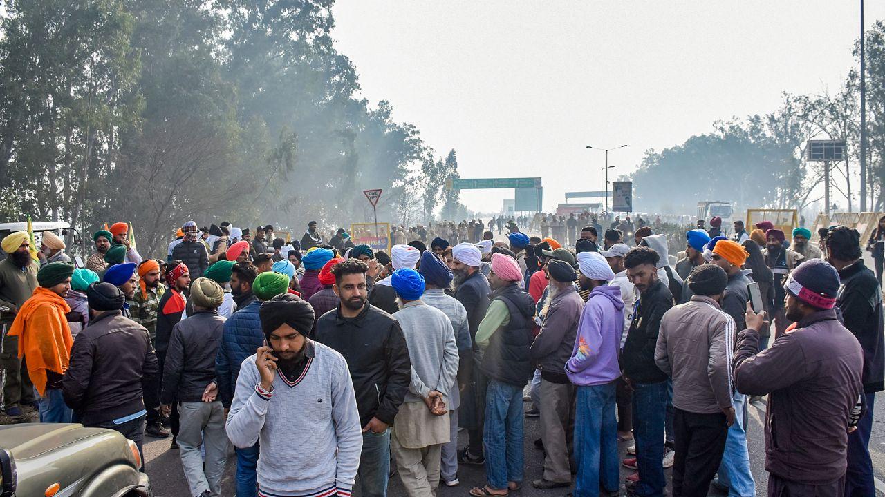 Paramilitary personnel and Haryana Police were deployed across various districts to maintain law and order during the march.