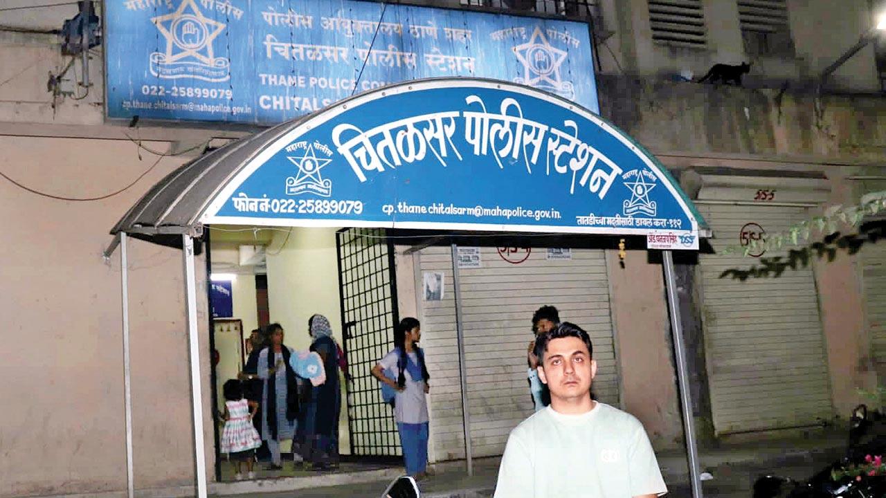 Varun at the Chitalsar Varun at the Chitalsar Manpada police station. Pic/Rajesh Guptapolice station . Pic/Rajesh Gupta