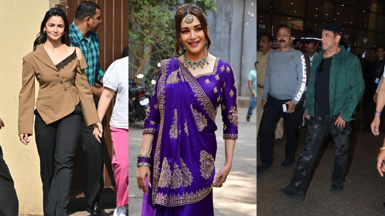 Spotted in the city: Salman Khan, Alia Bhatt, Madhuri Dixit and others
