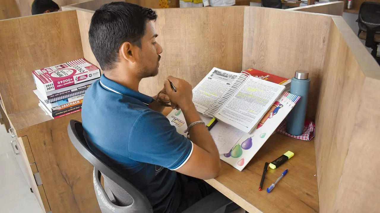The beehive-shaped desks and access to WiFi gives local students access to resources that they did not have in their native villages