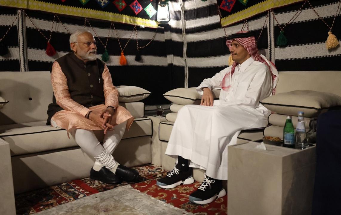 PM Modi arrives in Doha, holds talks with Qatar counterpart on boosting bilateral ties