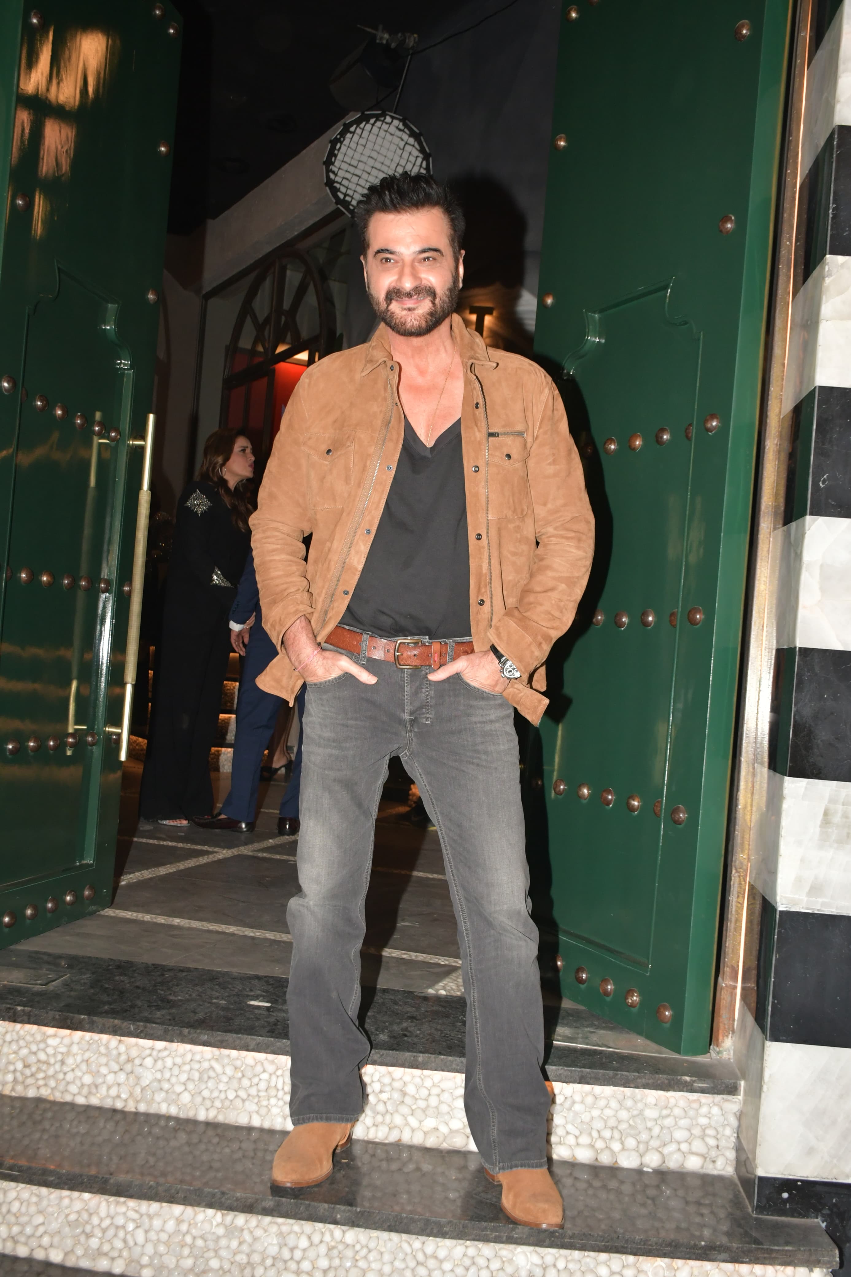 Sanjay Kapoor was also present at the Torii restaurant's intimate launch party