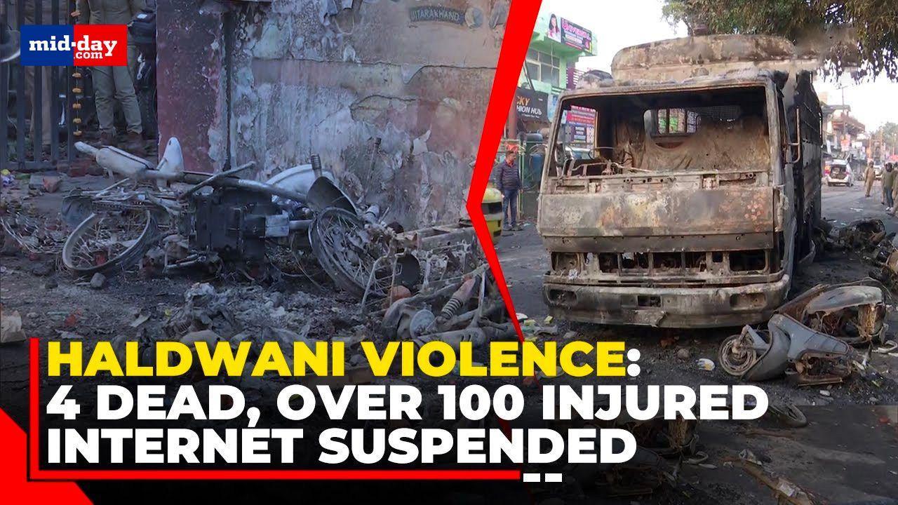 Haldwani Violence: 4 dead, over 100 cops injured, security forces on spot