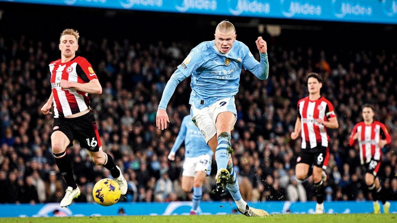 Haaland strikes as City close in on Liverpool
