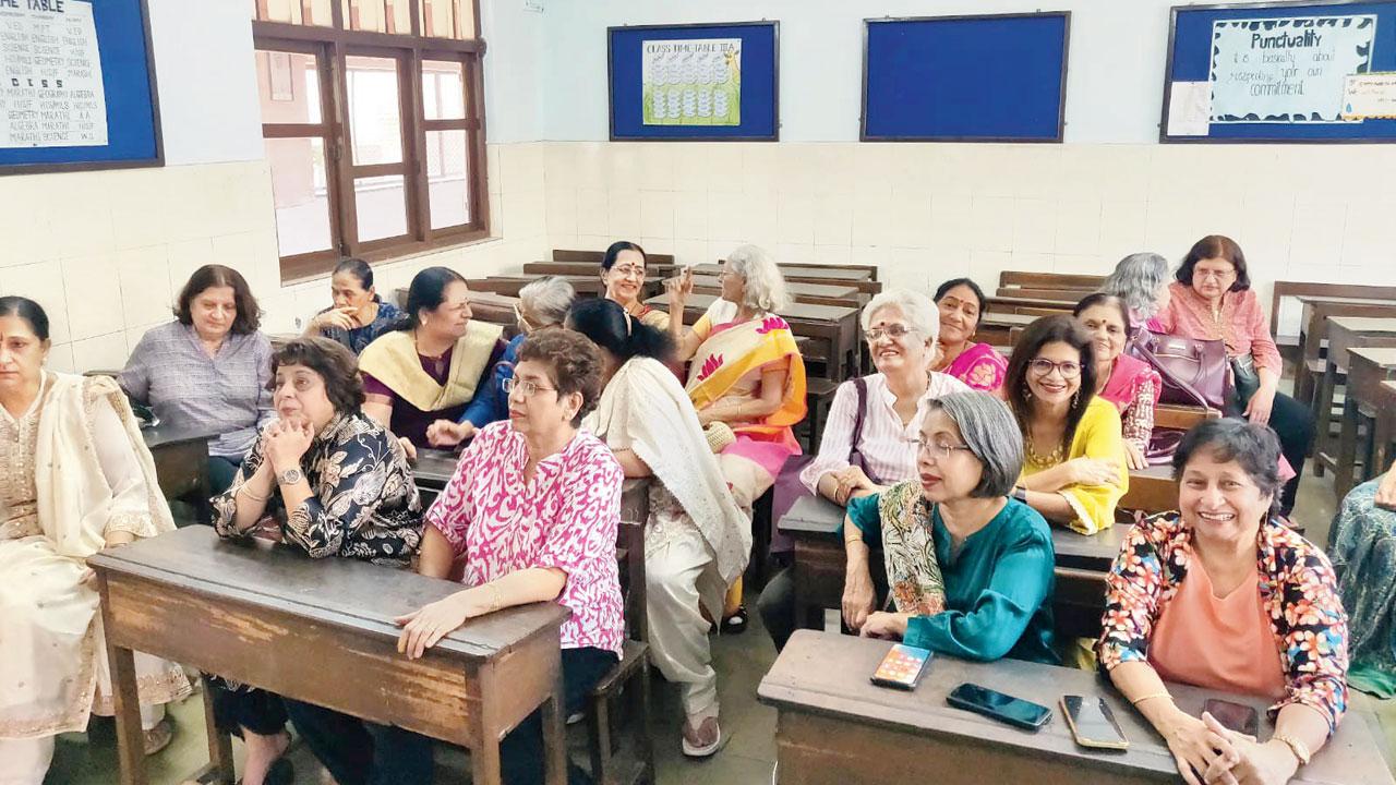 The batch in their old classroom