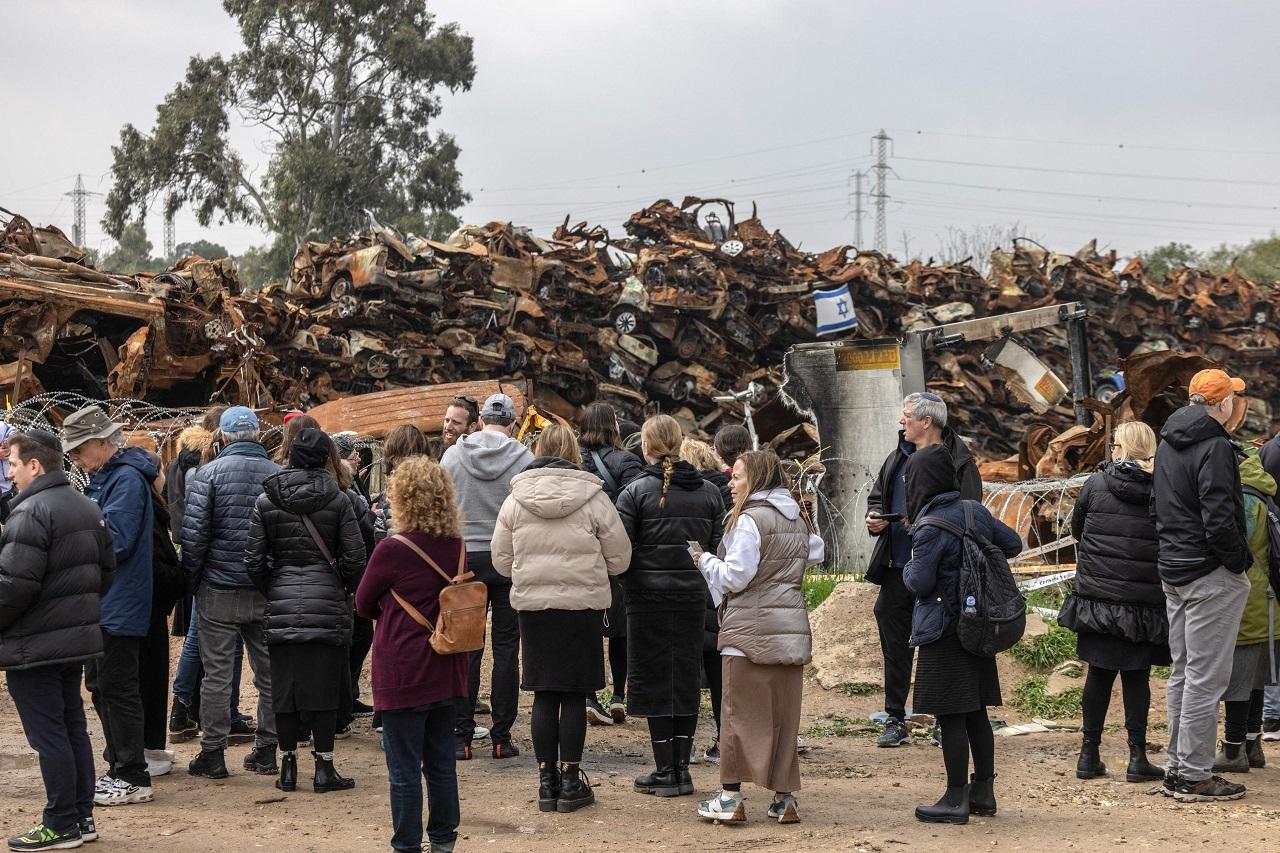A convoy of 31 trucks carrying food entered northern Gaza on Wednesday, the Israeli military office that oversees Palestinian civilian affairs said. The office, known by the acronym COGAT, said nearly 20 other trucks entered the north on Monday and Tuesday. Associated Press footage showed people carrying sacks of flour from the distribution site