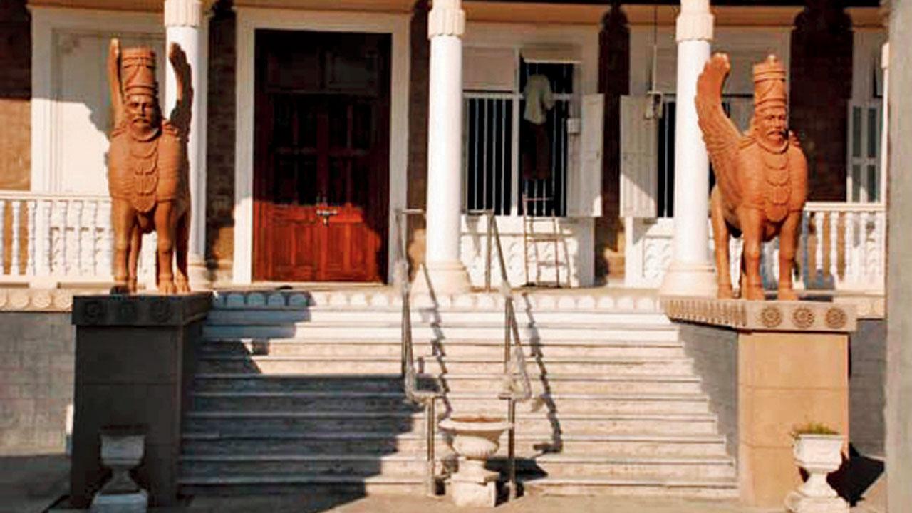 The Iranshah Atash Behram fire temple in Udvada