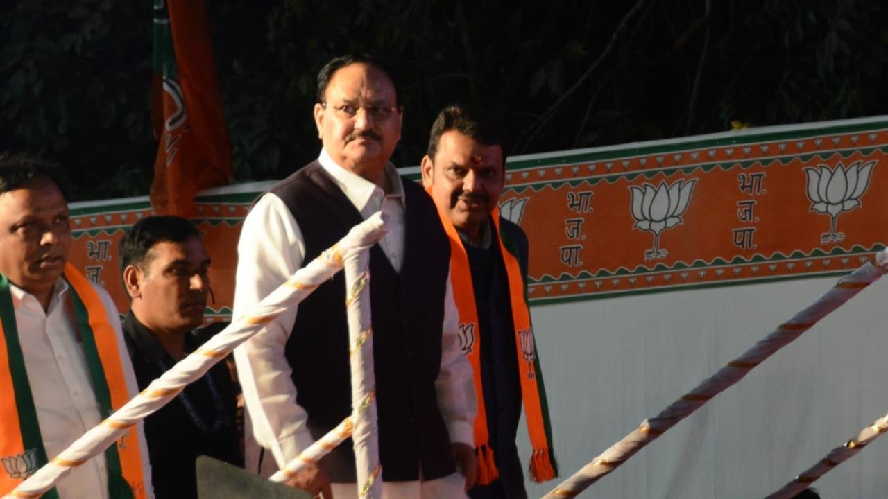 JP Nadda urged Mumbai BJP leaders to give a befitting reply to opposition attacks