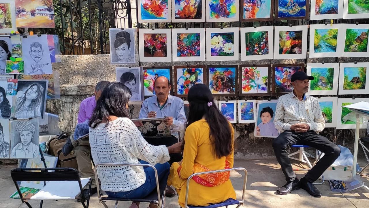 PHOTOS: How these Mumbai artists continue the street art culture in Kala Ghoda