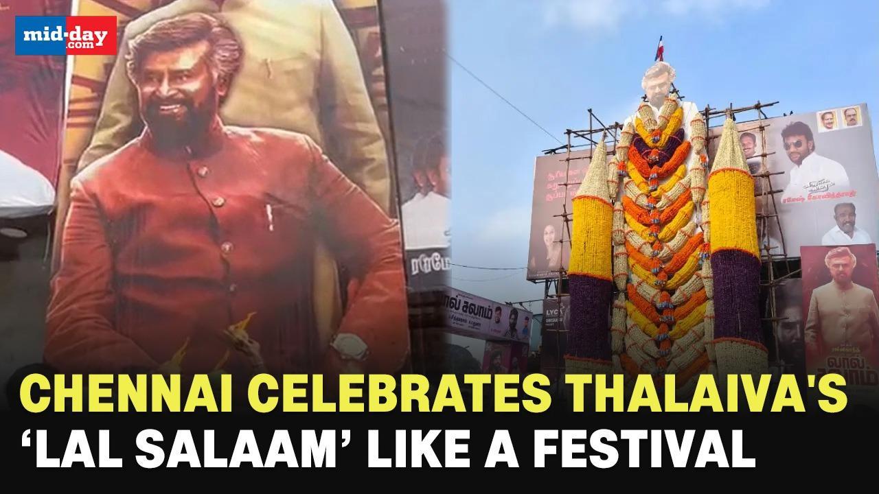 Chennai Celebrates Rajinikanth’s ‘Lal Salaam’ Release Like A Festival