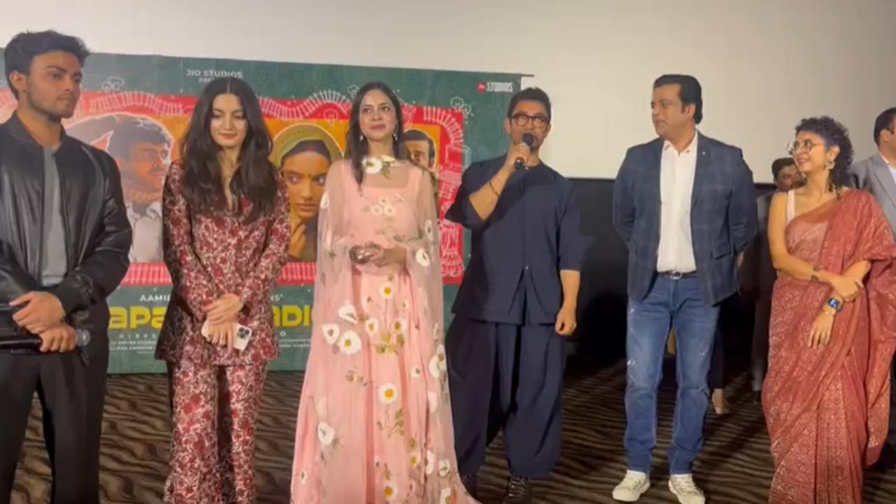 Aamir Khan attends special screening for Laapataa Ladies in Bhopal