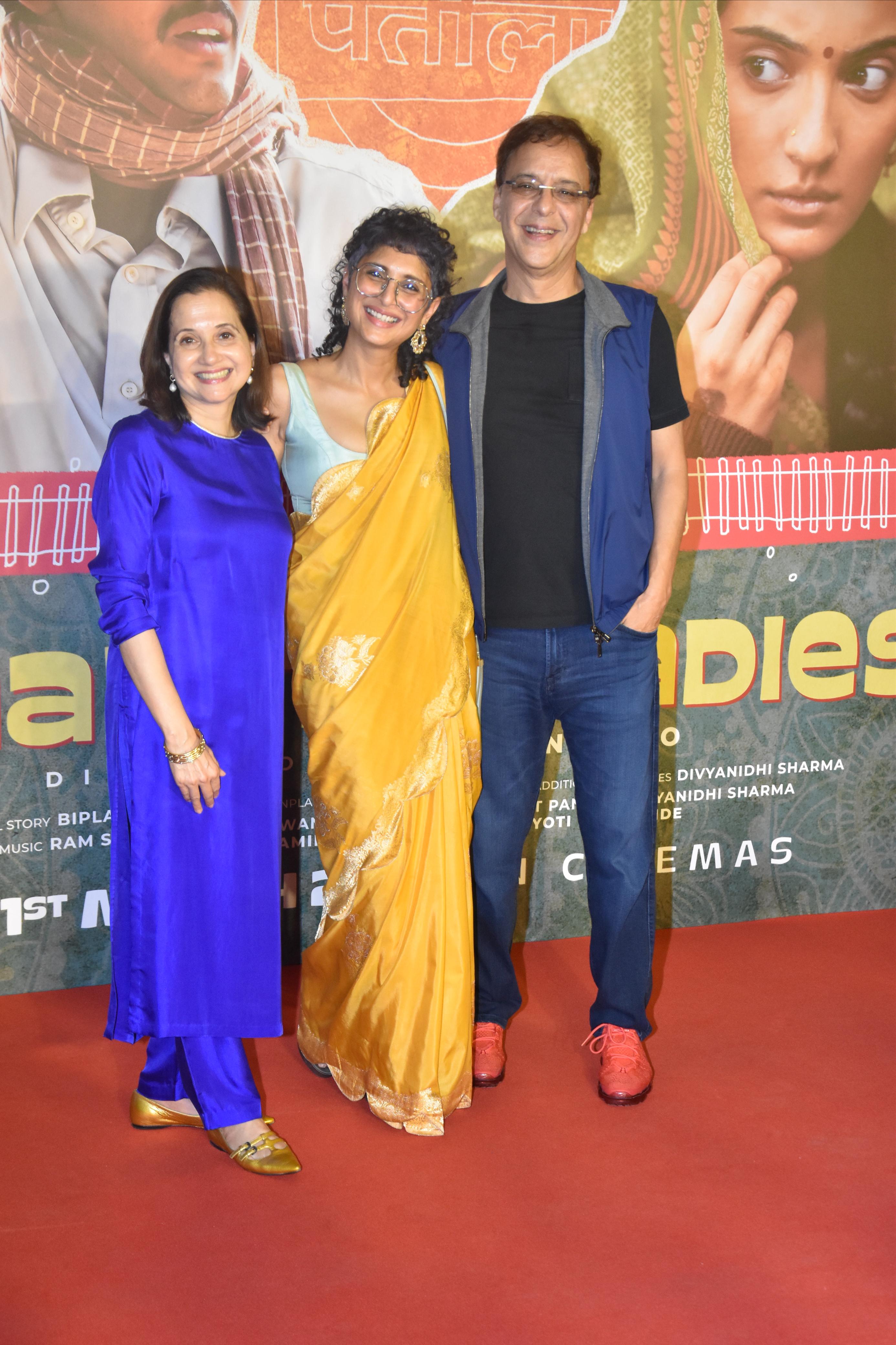 Vidhu Vinod Chopra and his wife Anupama Chopra also attended the special premier of the film