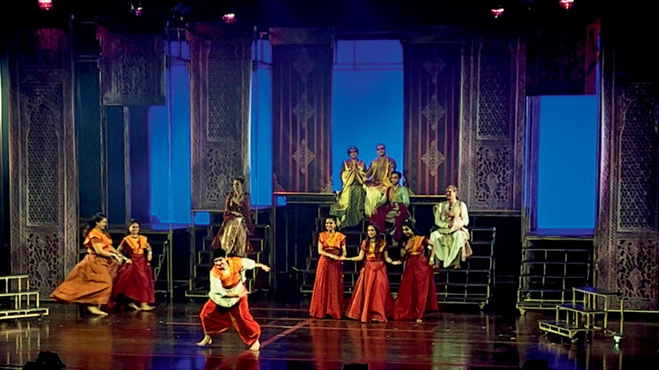 The play was a two-hour-long modern retelling of the epic