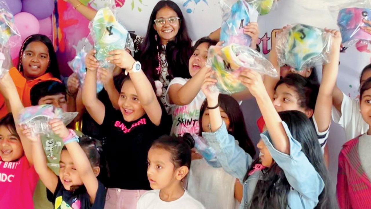 A birthday celebration organised by Jain