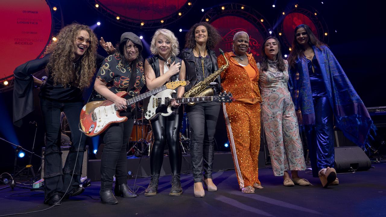 Before they were joined by the rest of them including Tipriti Kharbangar, Vanessa Collier, Samantha Fish and Kanchan Daniels on stage to end the night on a high