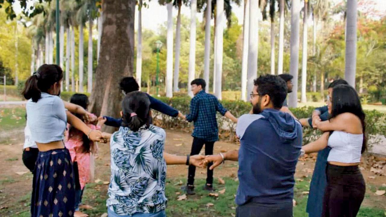  A previous Mannghadant event in Delhi