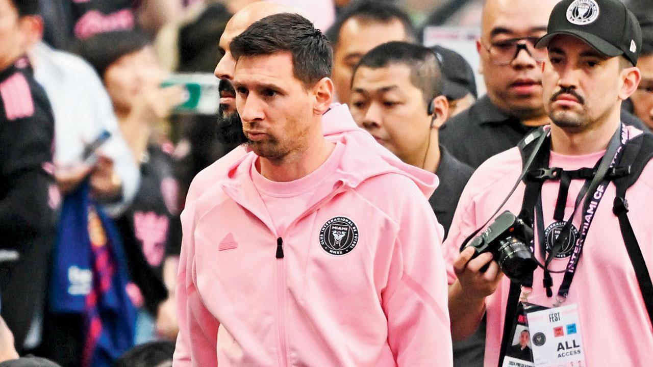 Match organisers ‘deeply regret’ Messi no-show