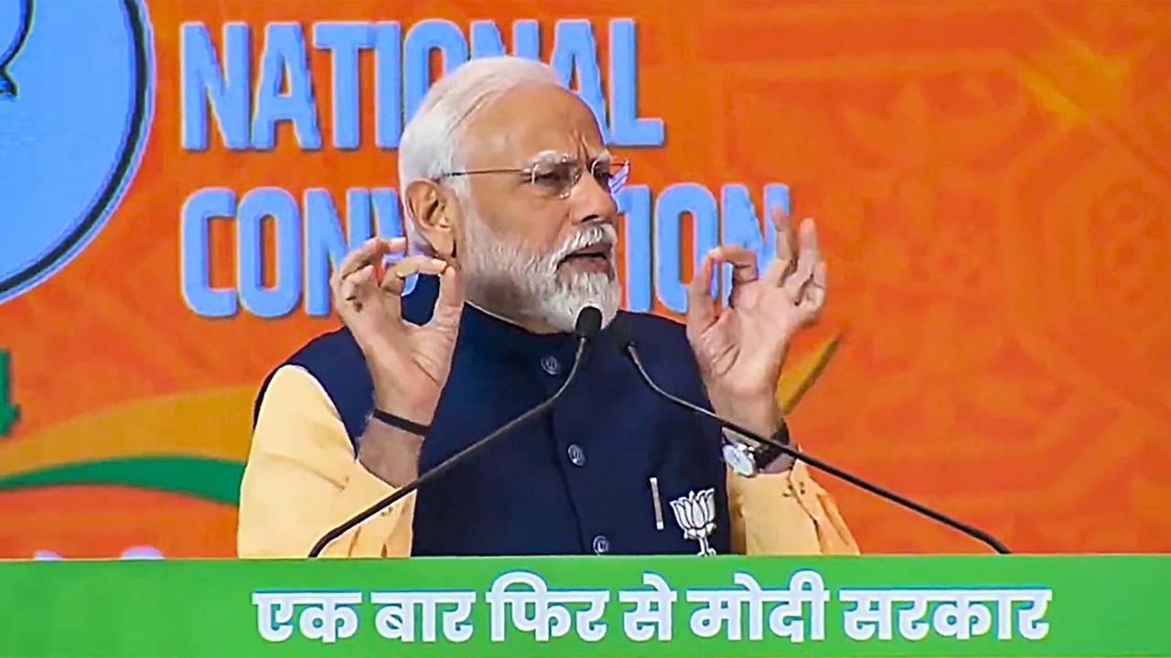Dreams of crores of women, poor and youths are Modi's dream, he said