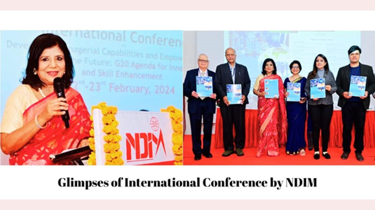 NDIM organized an ICSSR Sponsored Two Day International Conference 