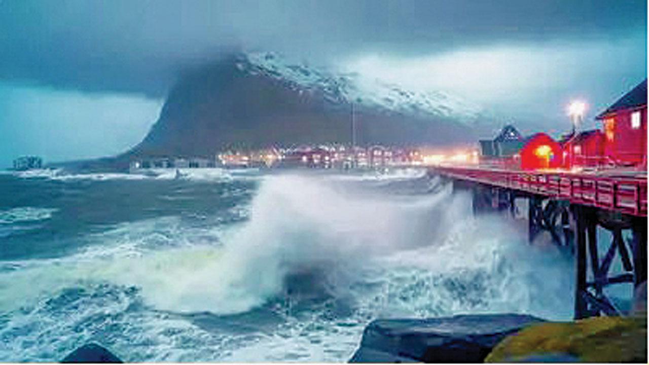 Norway sees its most powerful storm in over three decades