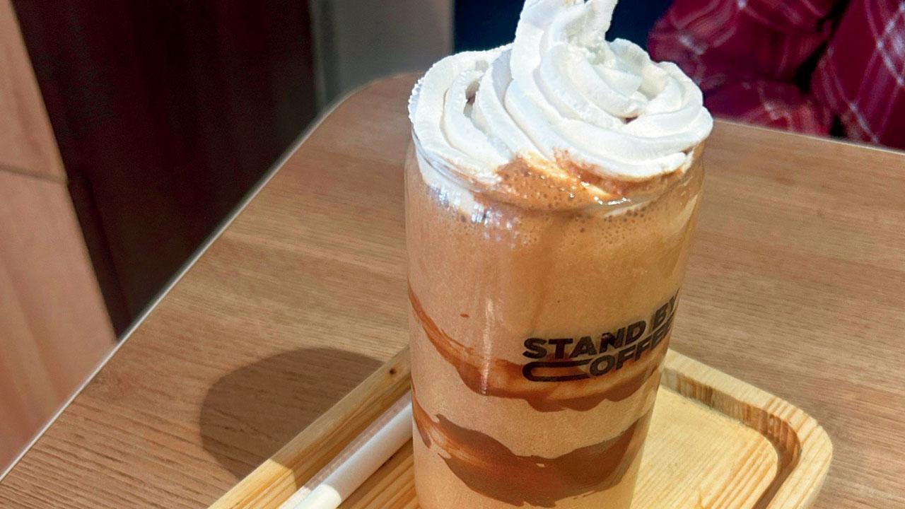 Nutella mocha frappe 