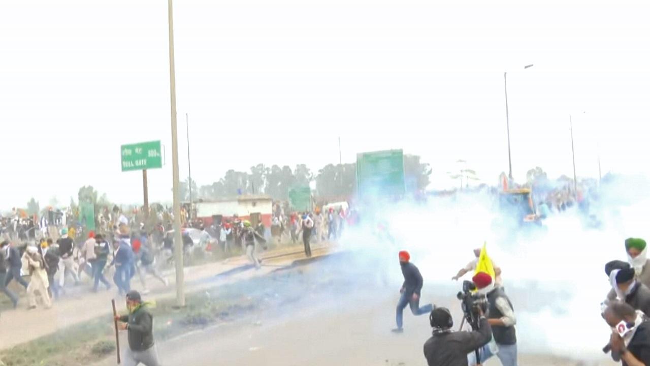 Farmers' protest: Tear gas fired as farmers gather at Shambhu border to resume stir