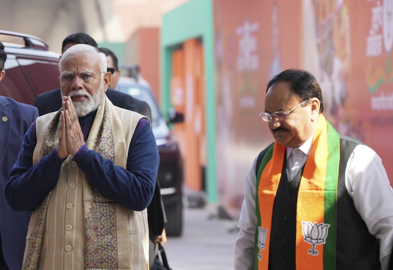From its elected panchayat heads to district presidents and Union ministers, the BJP's 'national council' meeting is going to be the ruling party's biggest organisational get-together in recent memory -- an exercise aimed at galvanising its cadre for the polls