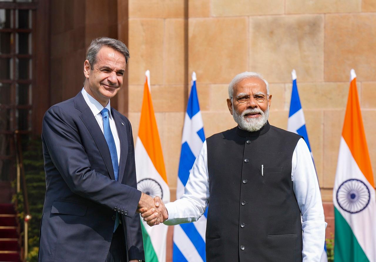 Mitsotakis arrived in the national capital late on Tuesday. Union Minister of State for External Affairs Meenakashi Lekhi welcomed the Greek PM at the airport. Notably, Mitsotakis is the Chief Guest and Keynote Speaker at the three day Raisina Dialogue 2024, which begins today