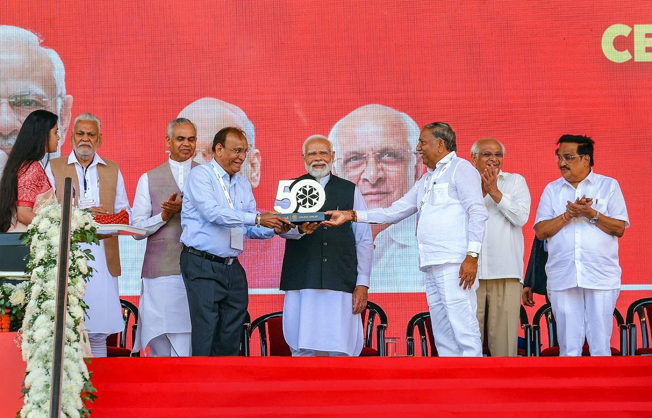 PM Modi said the Indian dairy sector's total turnover stands at Rs 10 lakh crore, much higher than the combined turnover of paddy, wheat and sugarcane production