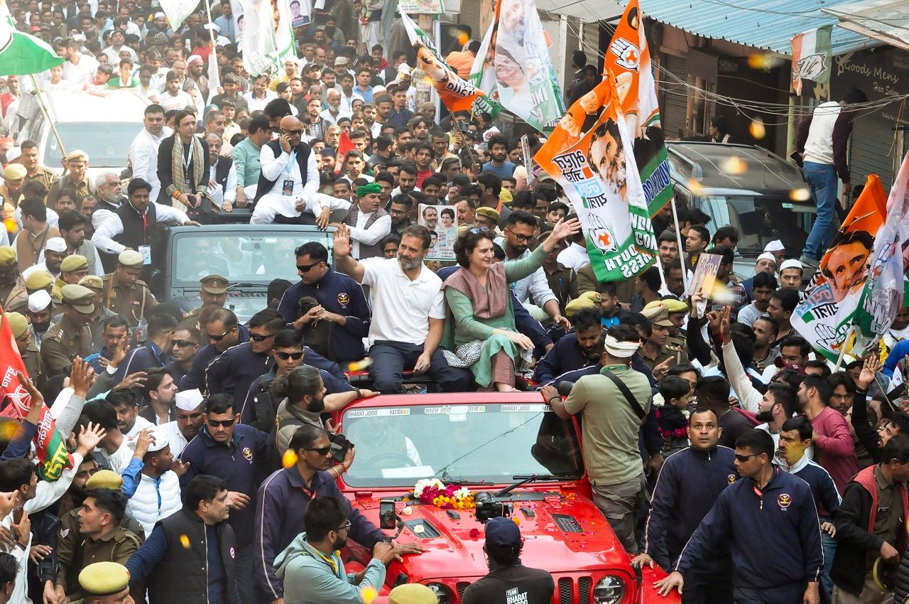 Samajwadi Party chief Akhilesh Yadav is set to join the Congress' yatra in Agra on Sunday, a development that came after the parties reached a seat-sharing arrangement in Uttar Pradesh for the Lok Sabha polls