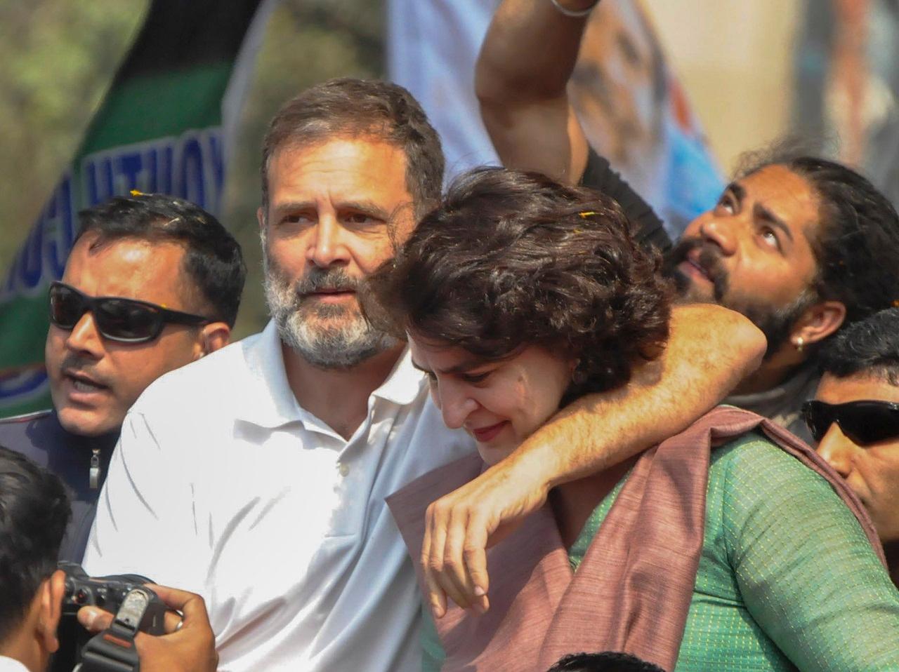 Priyanka Gandhi was to participate in the yatra when it entered Uttar Pradesh in Chandauli but could not do so because of ill health and subsequent hospitalisation. The yatra on Sunday will halt at Rajasthan's Dholpur