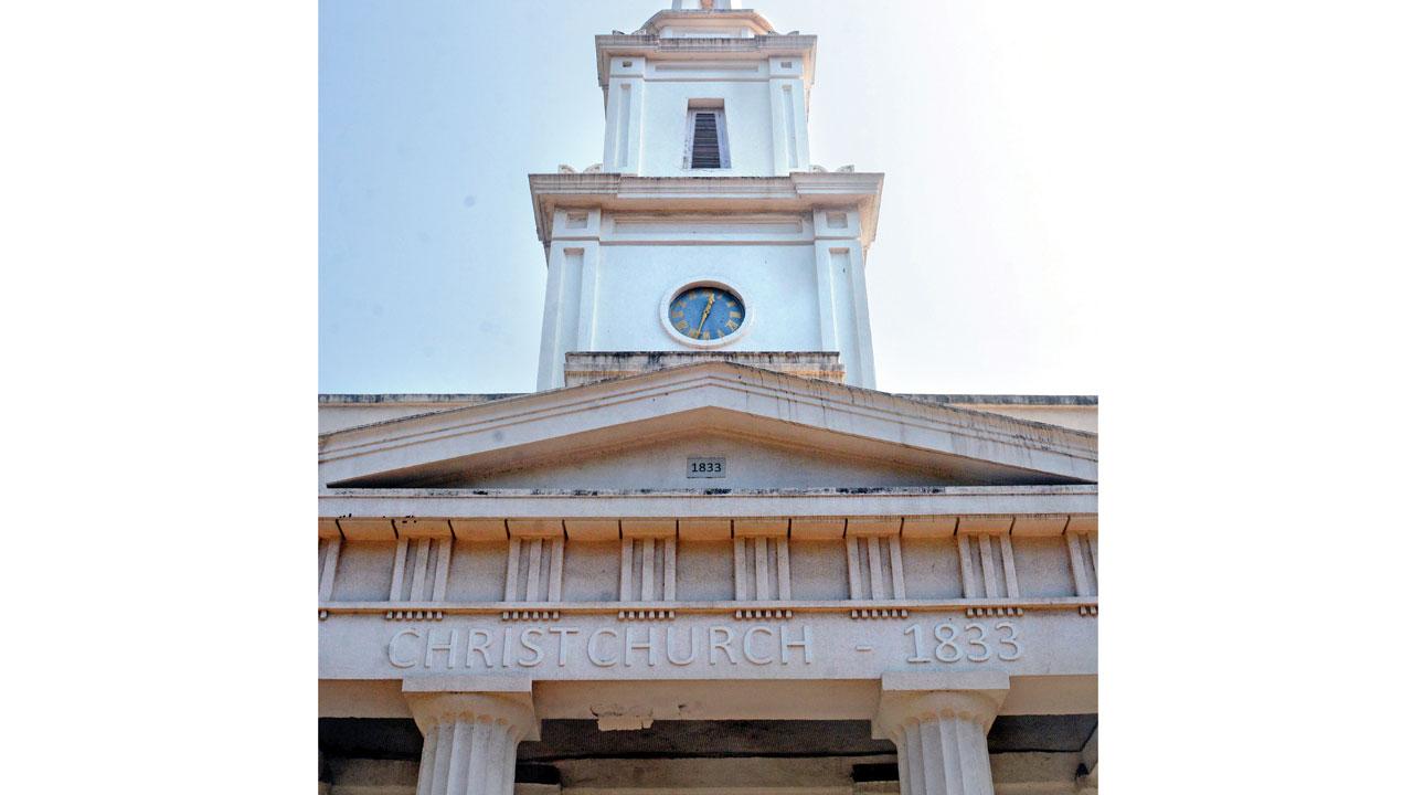 Like the Rajabai Tower, the hands of the Christ Church clock are made from copper, which Rao says is the best metal for longevity