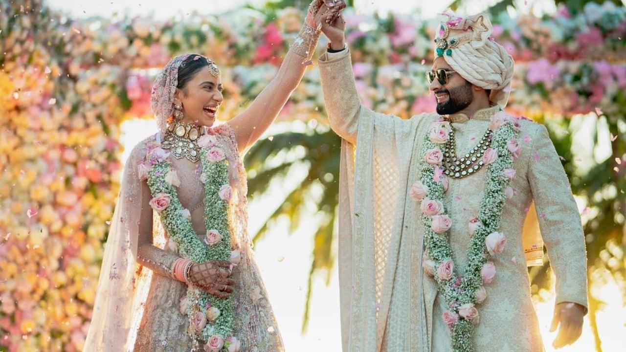 Check out first pictures of newlyweds Rakul Preet Singh and Jackky Bhagnani