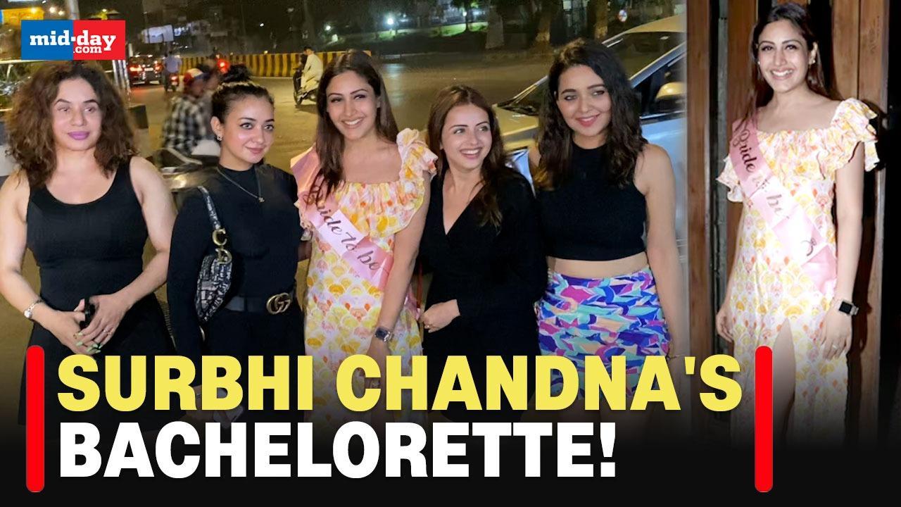 'Ishqbaaz' Co-Stars Throw Grand Bachelorette For Surbhi Chandna