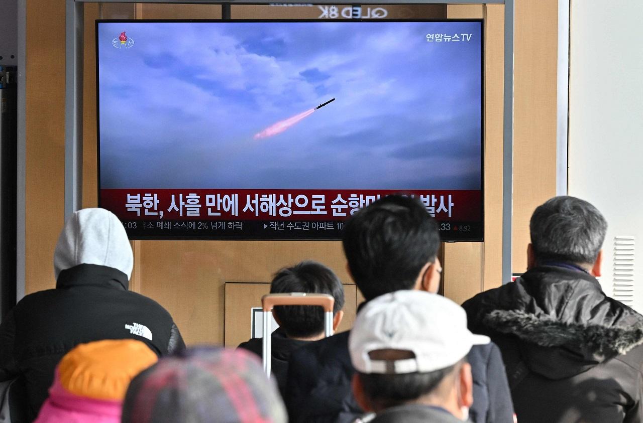 The North fired submarine-launched cruise missiles on Sunday over the East Sea and later said that they were Pulhwasal-3-31s, Yonhap News Agency reported