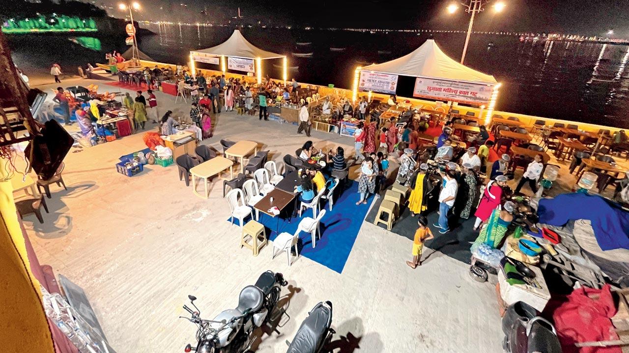 Mahim Koliwada Sea Food Plaza. Pics/Atul Kamble