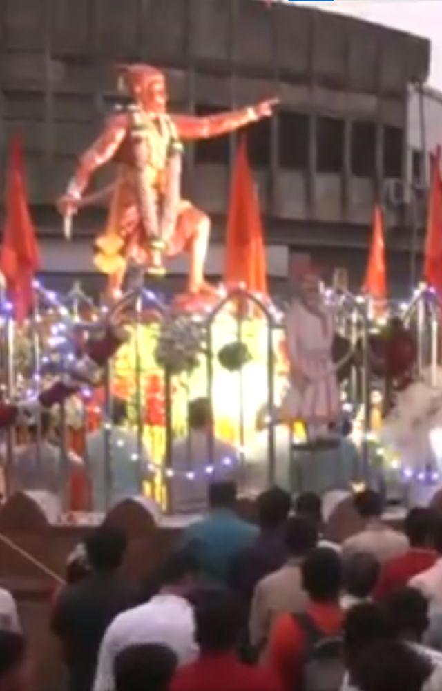 On Monday everyone offered tributes to Chhatrapati Shivaji Maharaj on his 394th birth anniversary.