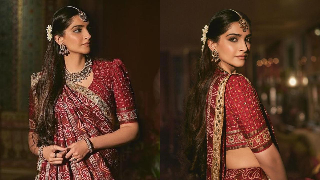 Sonam Kapoor borrows mom Sunita Kapoor's 35-year-old gharchola for friend's wedding, quizzes fans about its significance