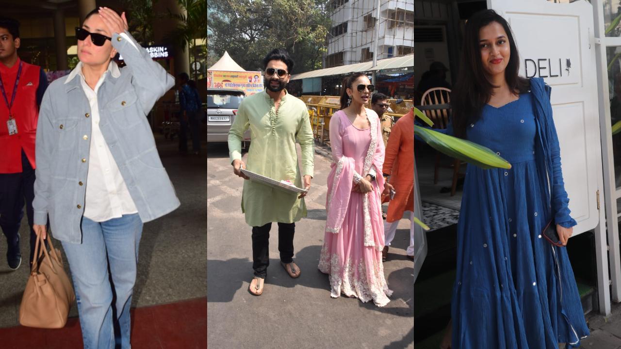 Spotted in the city: Rakul Preet Singh, Jackky Bhagnani, Kareena and others