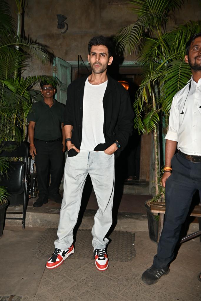 Kartik Aryan was snapped again as he went out and about in the city
