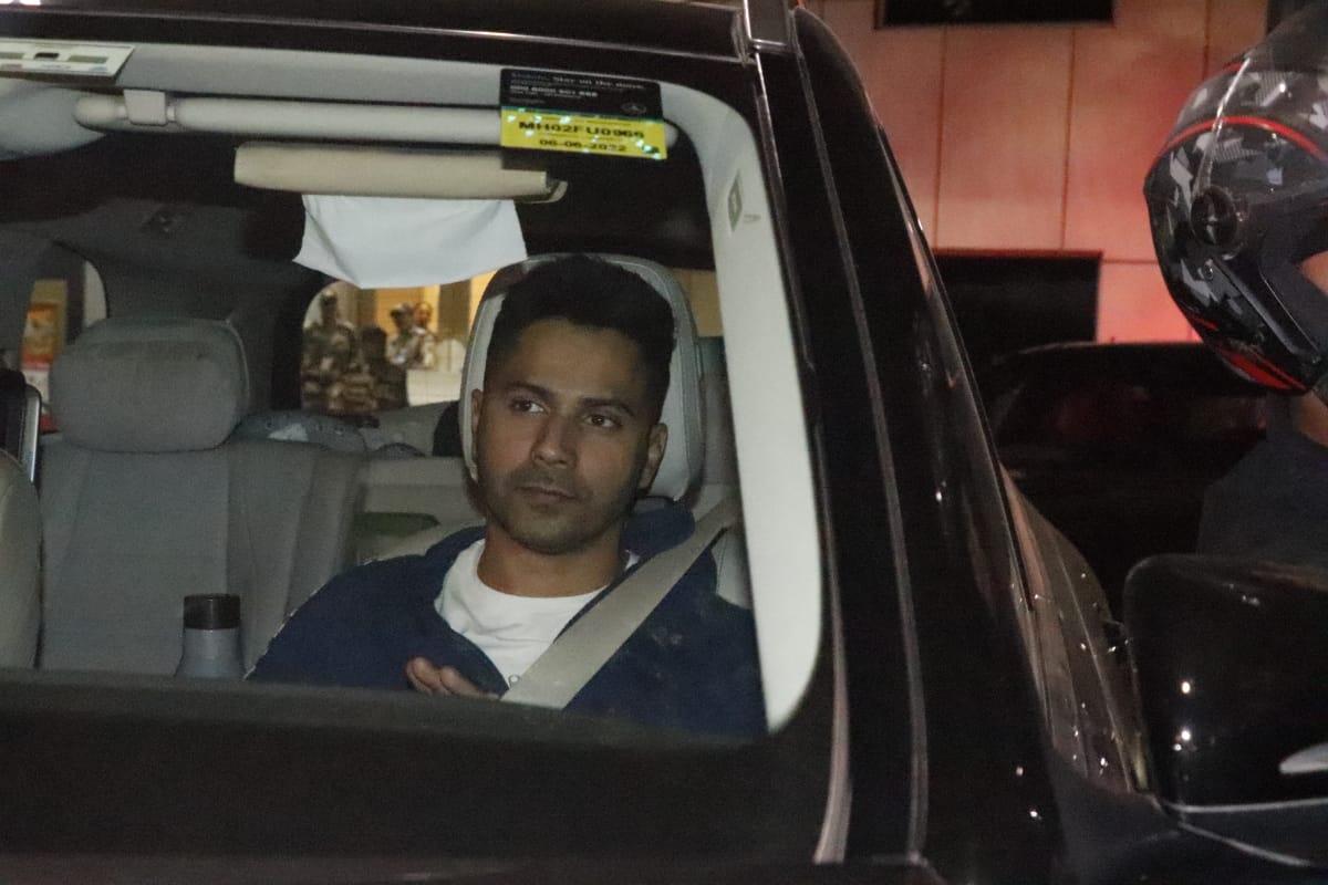 Soon-to-be dad Varun Dhawan was clicked in the city as he went out and about