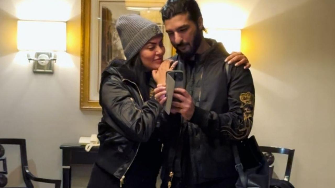 She posed for a mirror selfie with her ex-boyfriend Rohman Shawl on his birthday. Captioning the post, she wrote, 