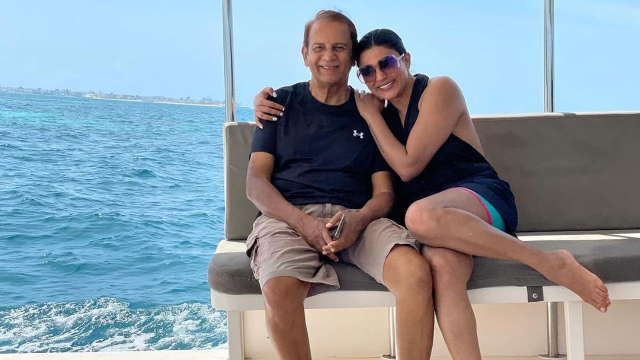 Celebrating her father's birthday, Sushmita shared a picture of the two of them enjoying a sail in the middle of the sea. Sushmita even penned a heartfelt caption for the post