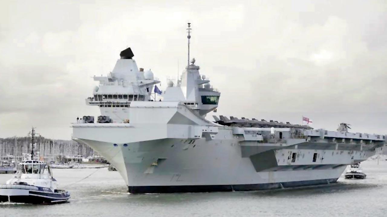 UK warship set to lead NATO drills won’t sail