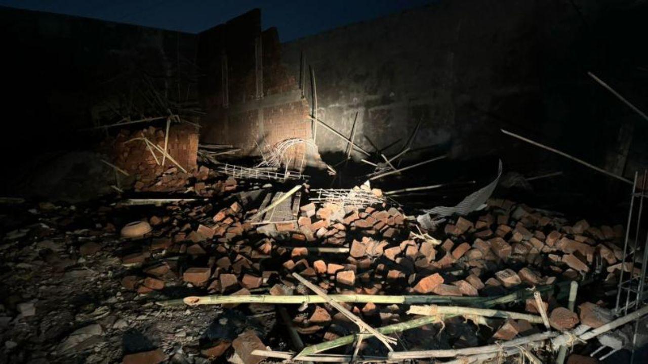 One dead, 5 hurt as wall collapses at illicit construction site in Vasai