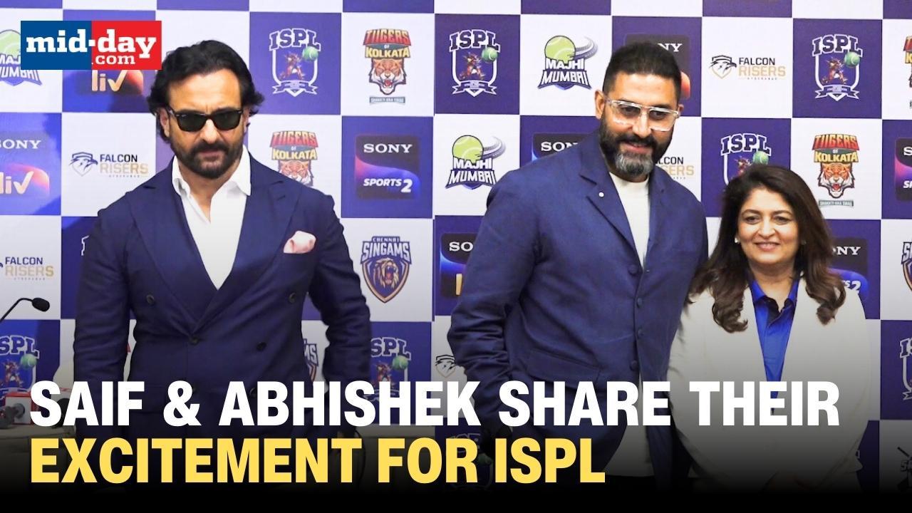ISPL: Saif Opens Up on His Connection With Kolkata, Abhishek Shares Excitement