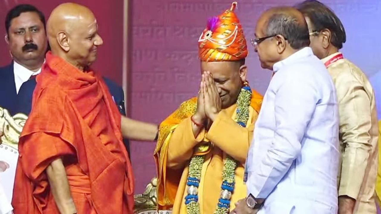 IN PICS: Yogi Adityanath visits Pune; praises Maharashtra's spiritual legacy