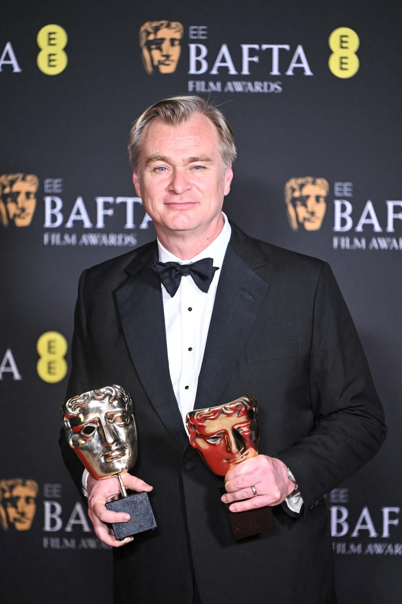Christopher Nolan won his first BAFTA for his much-acclaimed film 'Oppenheimer'