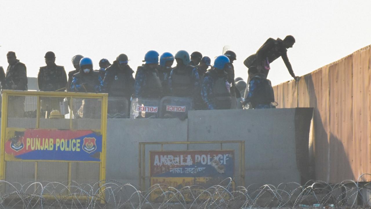 Markets and commercial establishments at several places in Punjab  remained shut while farmers held demonstrations and blocked national highways in Pathankot, Tarn Taran, Bathinda and Jalandhar